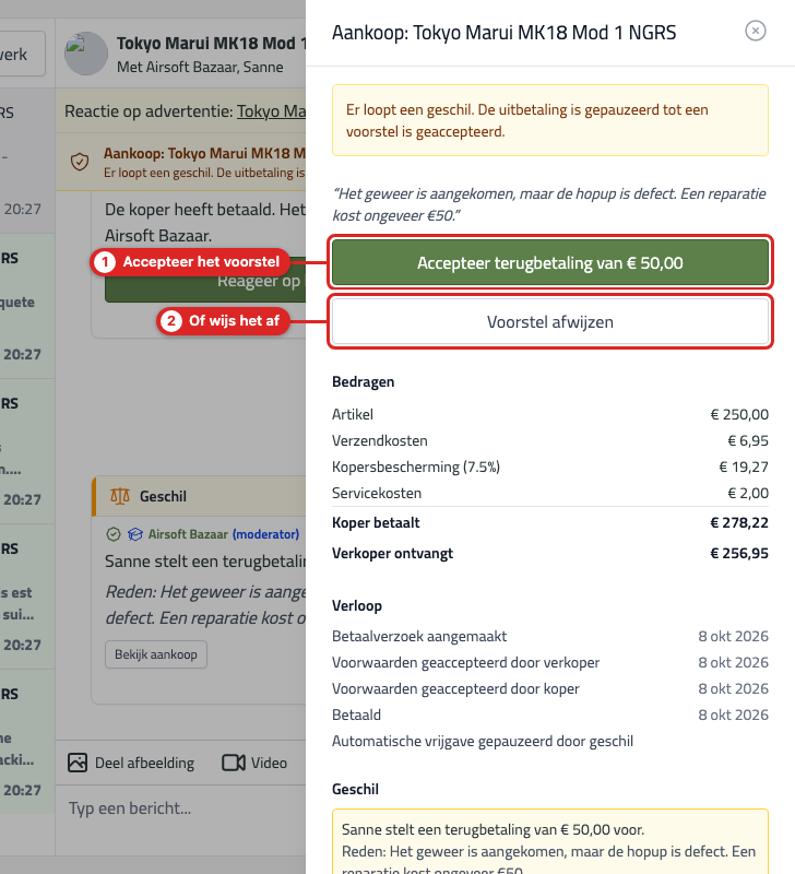 panel seller respond